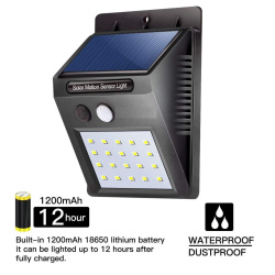 Solar motion sensor light