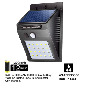 Solar motion sensor light