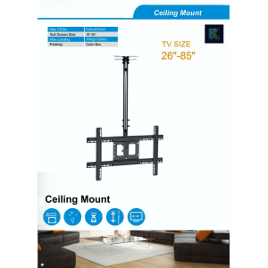 LED TV Ceiling mount  26" to 85" 