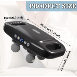 Multi-Purpose 4 Head Body Massager for Pain Relief