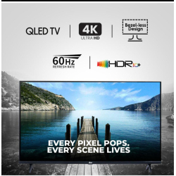 DOR 43&quot; 4K UHD Smart TV – QLED Technology, Android 13, Dolby Sound