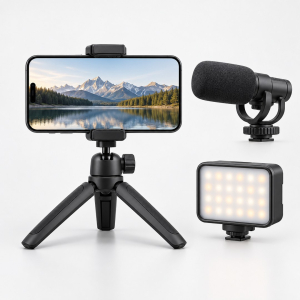 Mini Tripod Vlogging Kit – Illustrative Concept Image